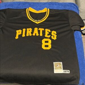 Mitchell & Ness Cooperstown Collection Black Jersey